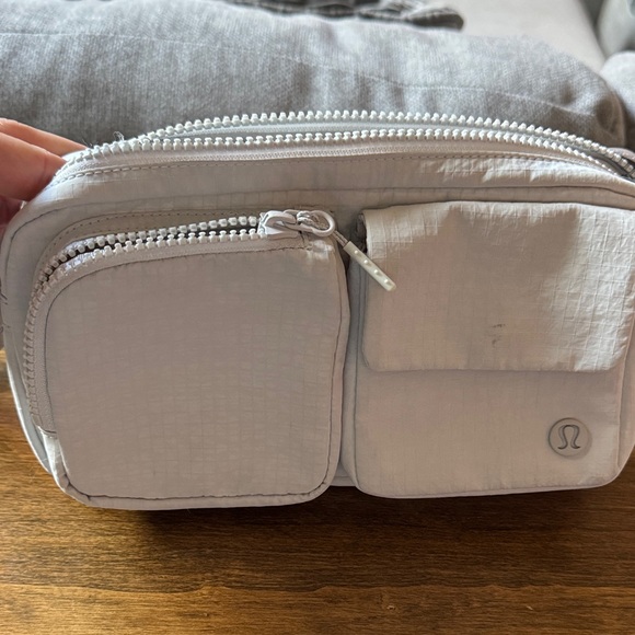 Lululemon Light Gray Crossbody Bag - Picture 1 of 4
